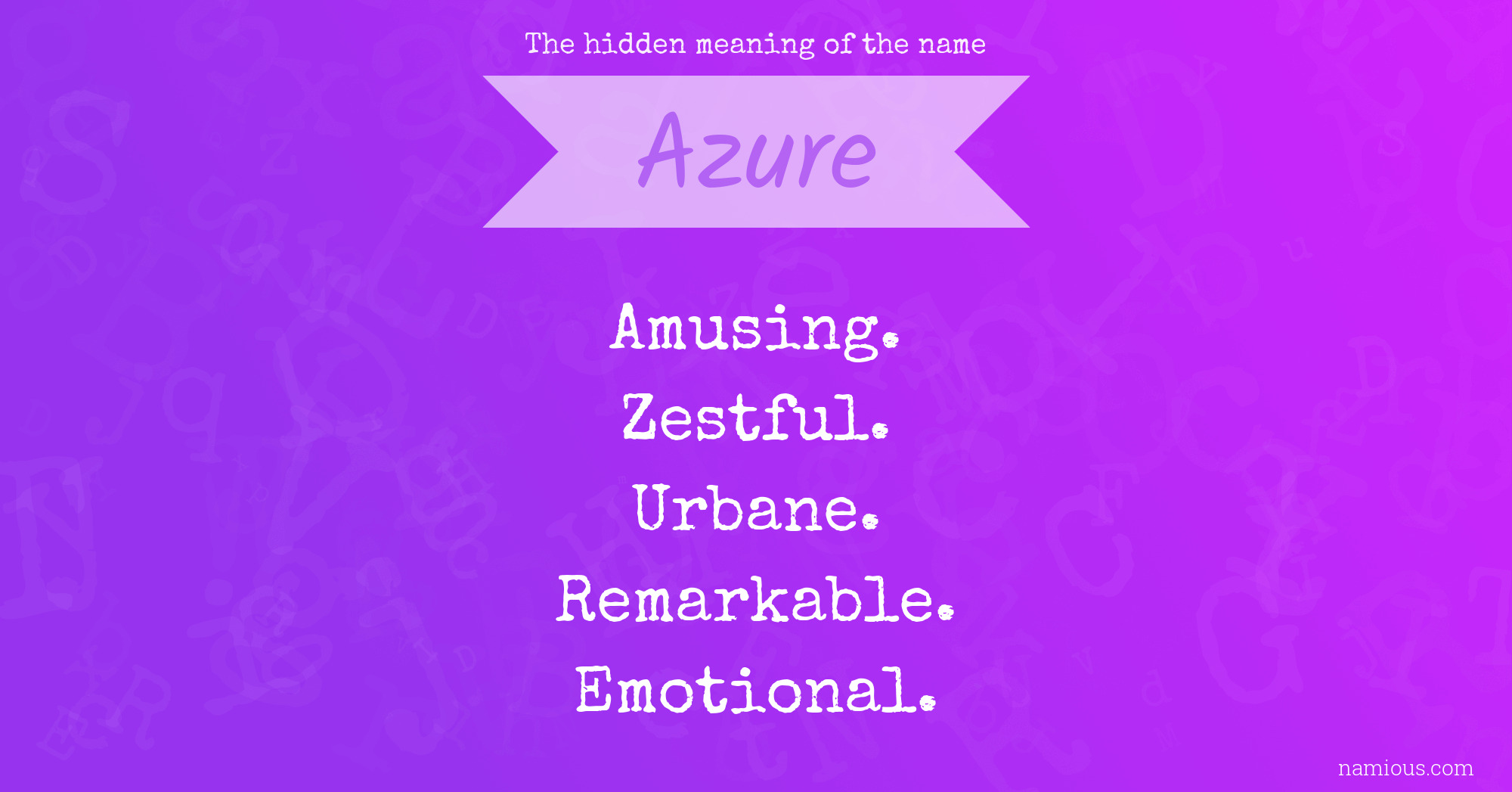 Azure meaning