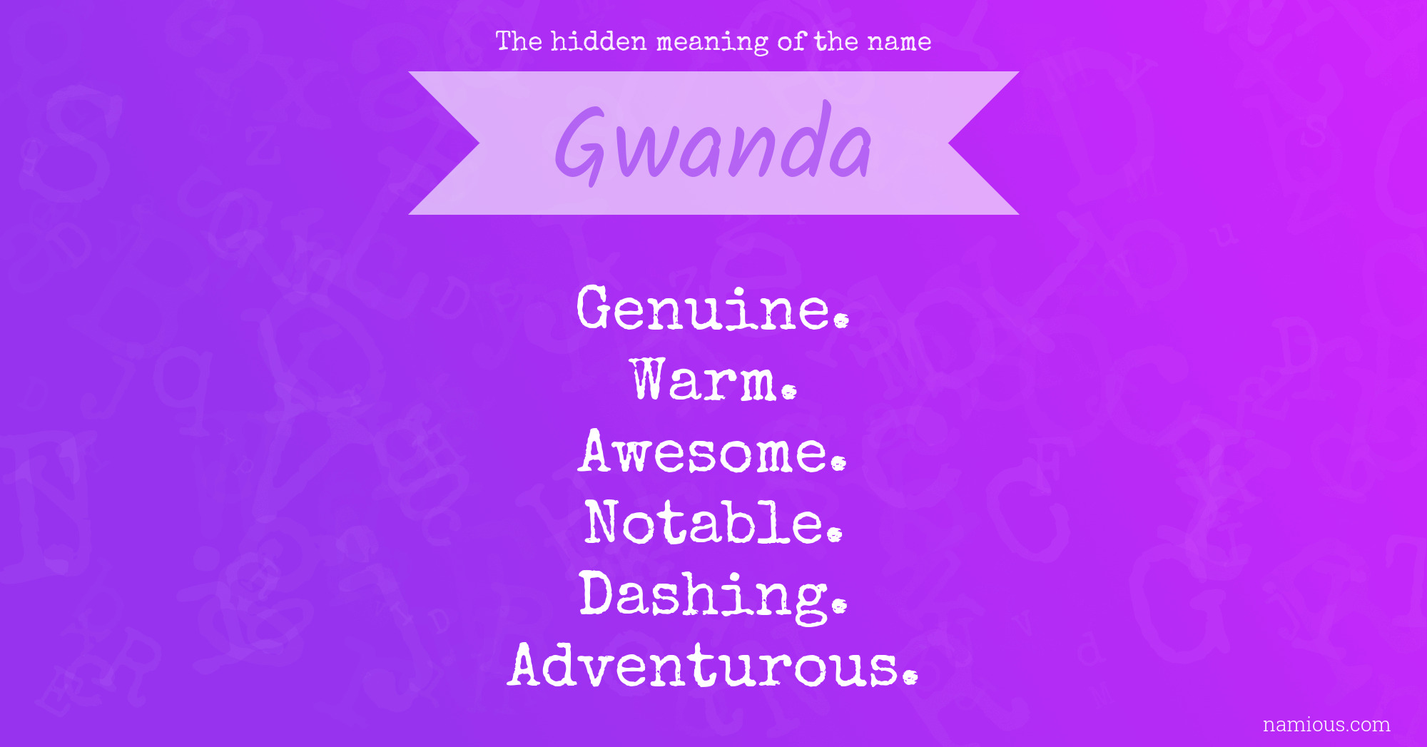 The hidden meaning of the name Gwanda