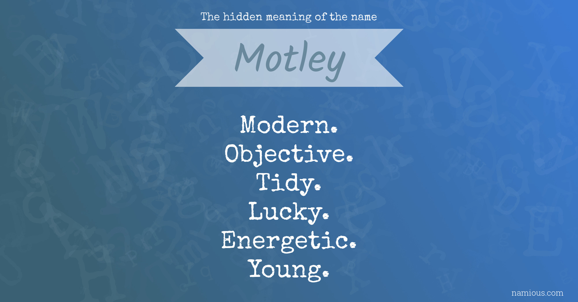 Motley meaning