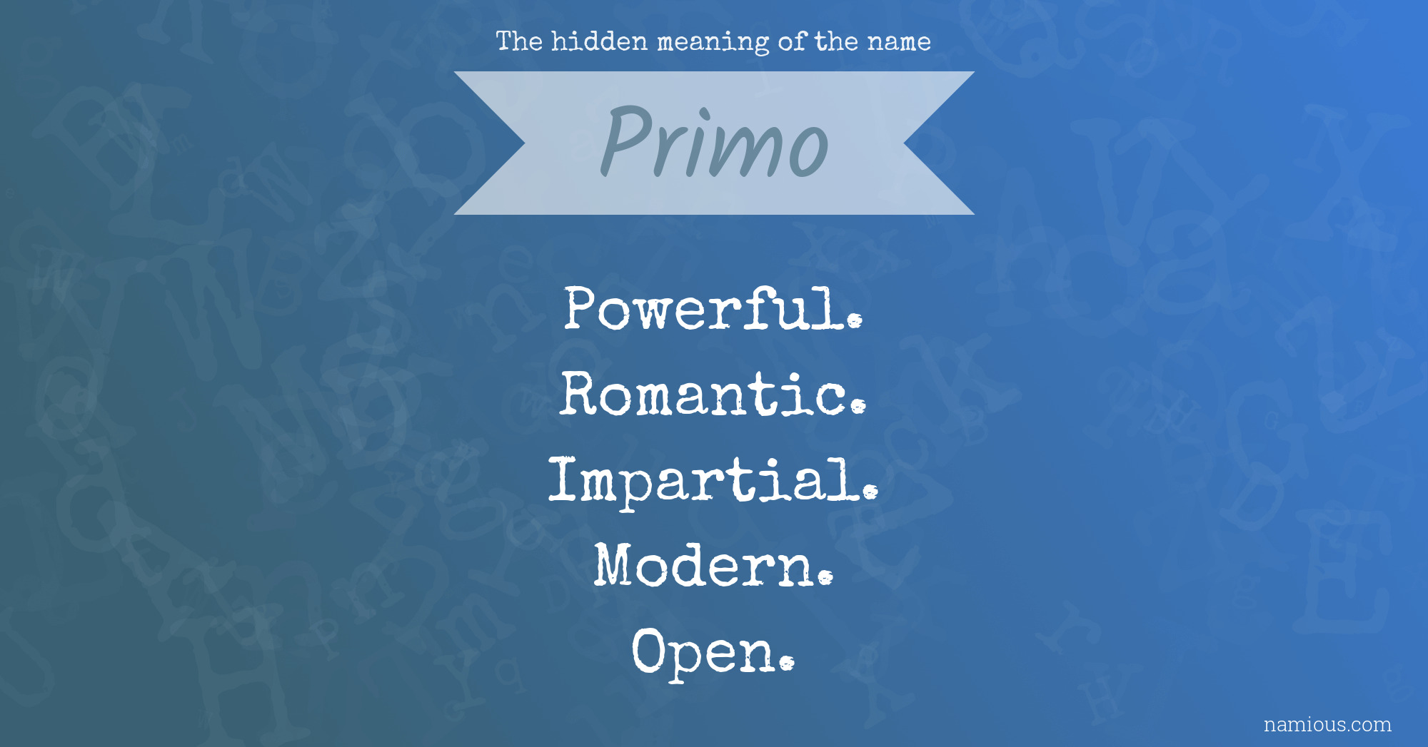 primo trip meaning