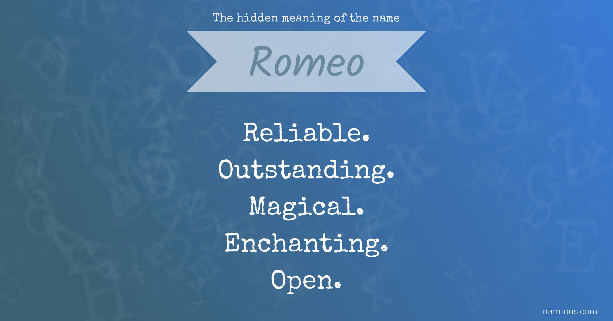 Romeo Meaning