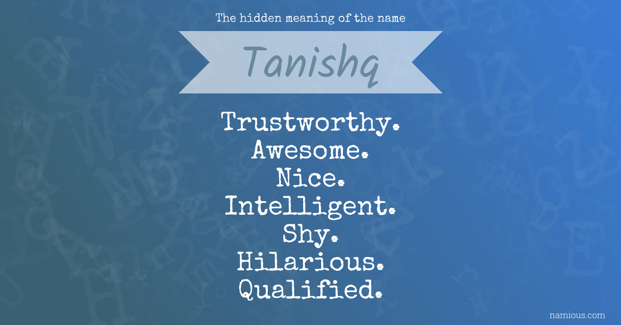 Tanishq means on sale